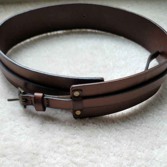 Abercrombie Kids Leather Belt Size L/XL - Picture 1 of 10